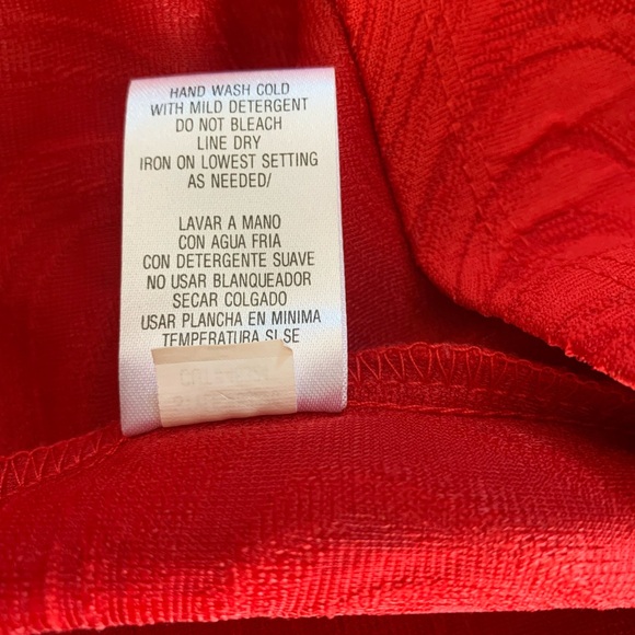 Sandra Darren Red Dress size:12 - Picture 8 of 10